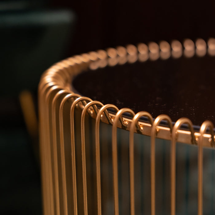 Salontafel Wire Double messing (2|Set) Kare Design