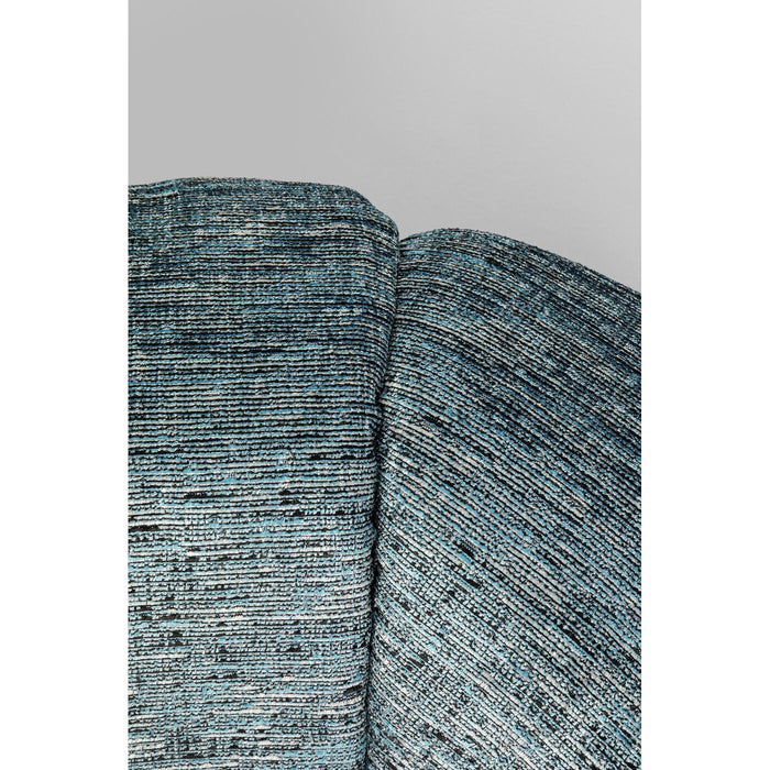 Kare Design Fiori Draaifauteuil blauw