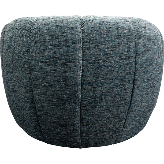 Kare Design Fiori Draaifauteuil blauw