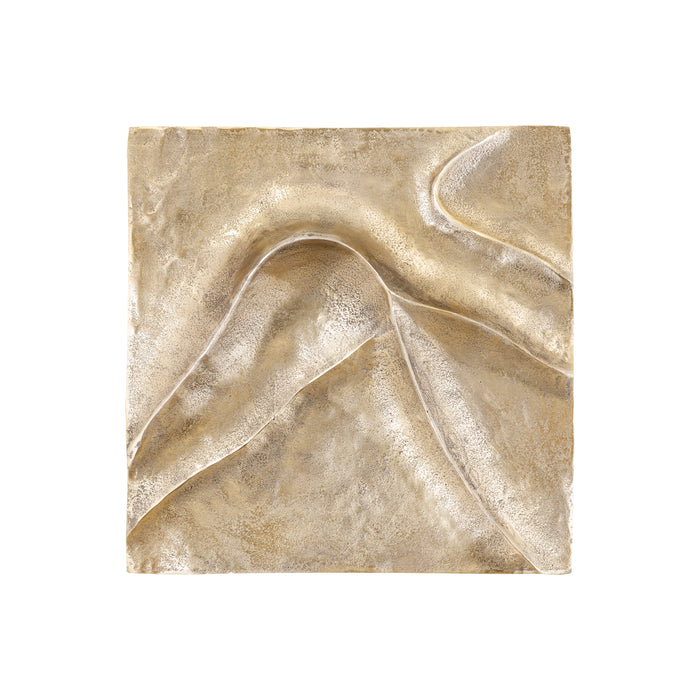 PTMD Gihan Gold Casted Alu Wall Panel Wave Lines M