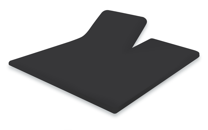 Eleganzzz Splittopper Hoeslaken Perkal Katoen - antraciet