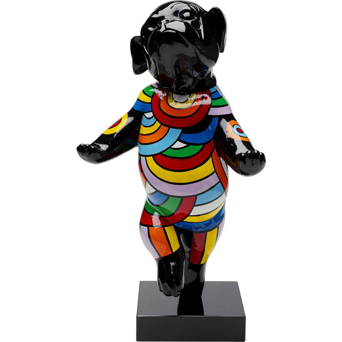 Woonaccessoires zwart dansende hond 53cm Kare Design