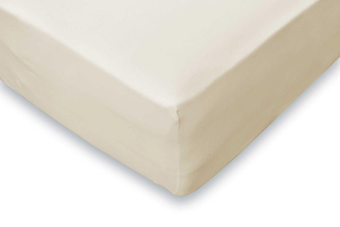 Eleganzzz Hoeslaken Jersey Katoen Stretch 35cm Hoge Hoek - ecru