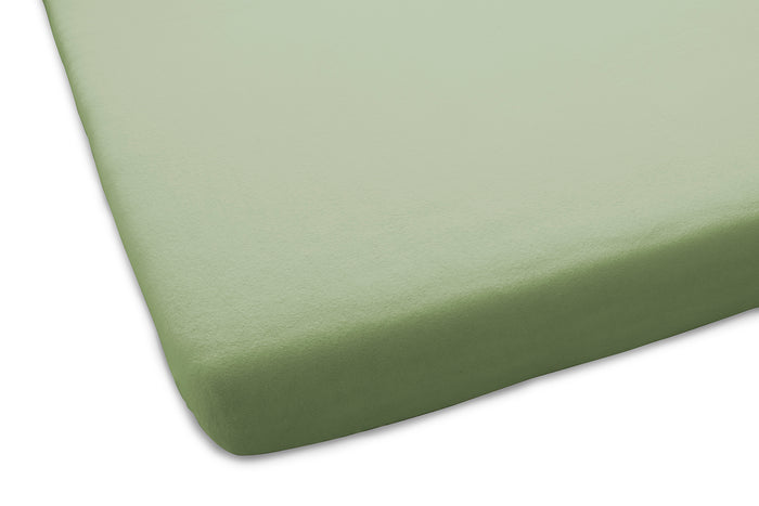 Dutch Dreams Hoeslaken Flanel Stretch 25cm Hoge Hoek Set van 2 - groen