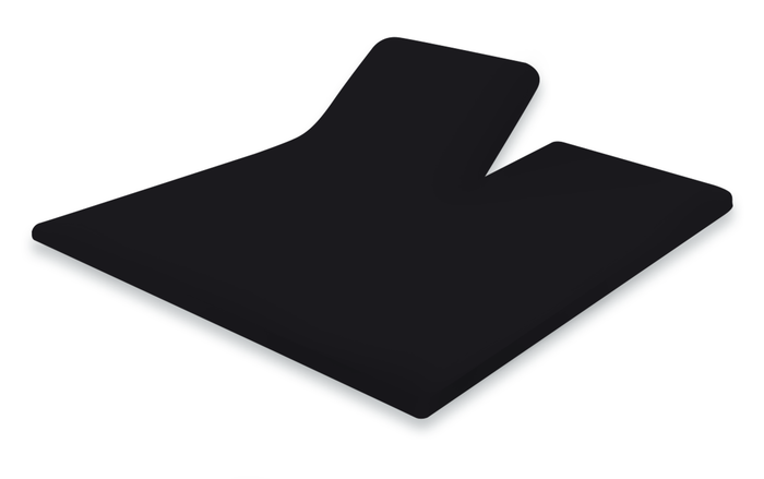 Eleganzzz Splittopper Hoeslaken Perkal Katoen - zwart