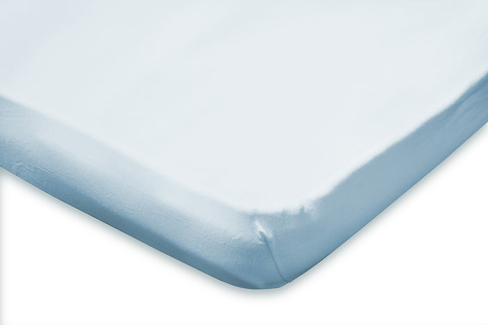 Eleganzzz Topper Hoeslaken Jersey Katoen Stretch - licht blauw