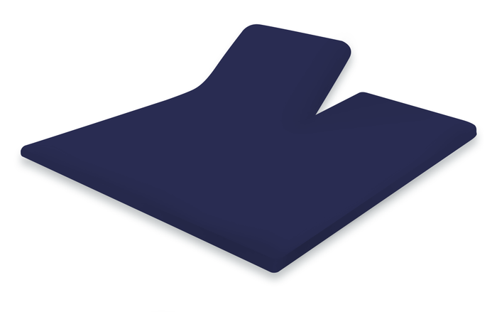 Eleganzzz Splittopper Hoeslaken Perkal Katoen - donker blauw
