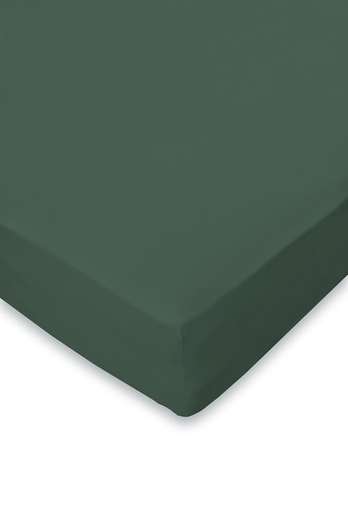 Dutch Dreams Hoeslaken Jersey Katoen - 25cm Hoek - 2x - donker groen