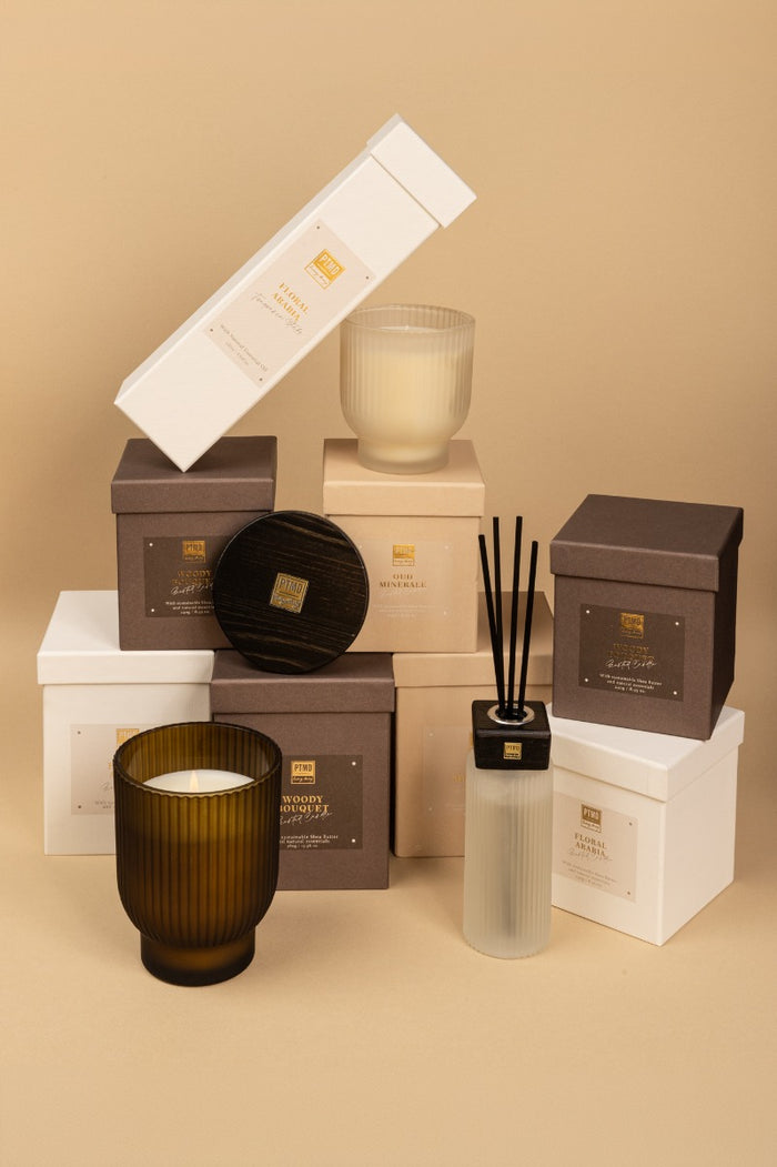 PTMD - Woody Bouquet Fragrance candle + sticks