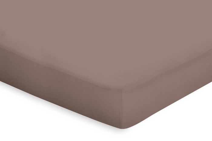 Eleganzzz Topper Hoeslaken Katoen Perkal - taupe