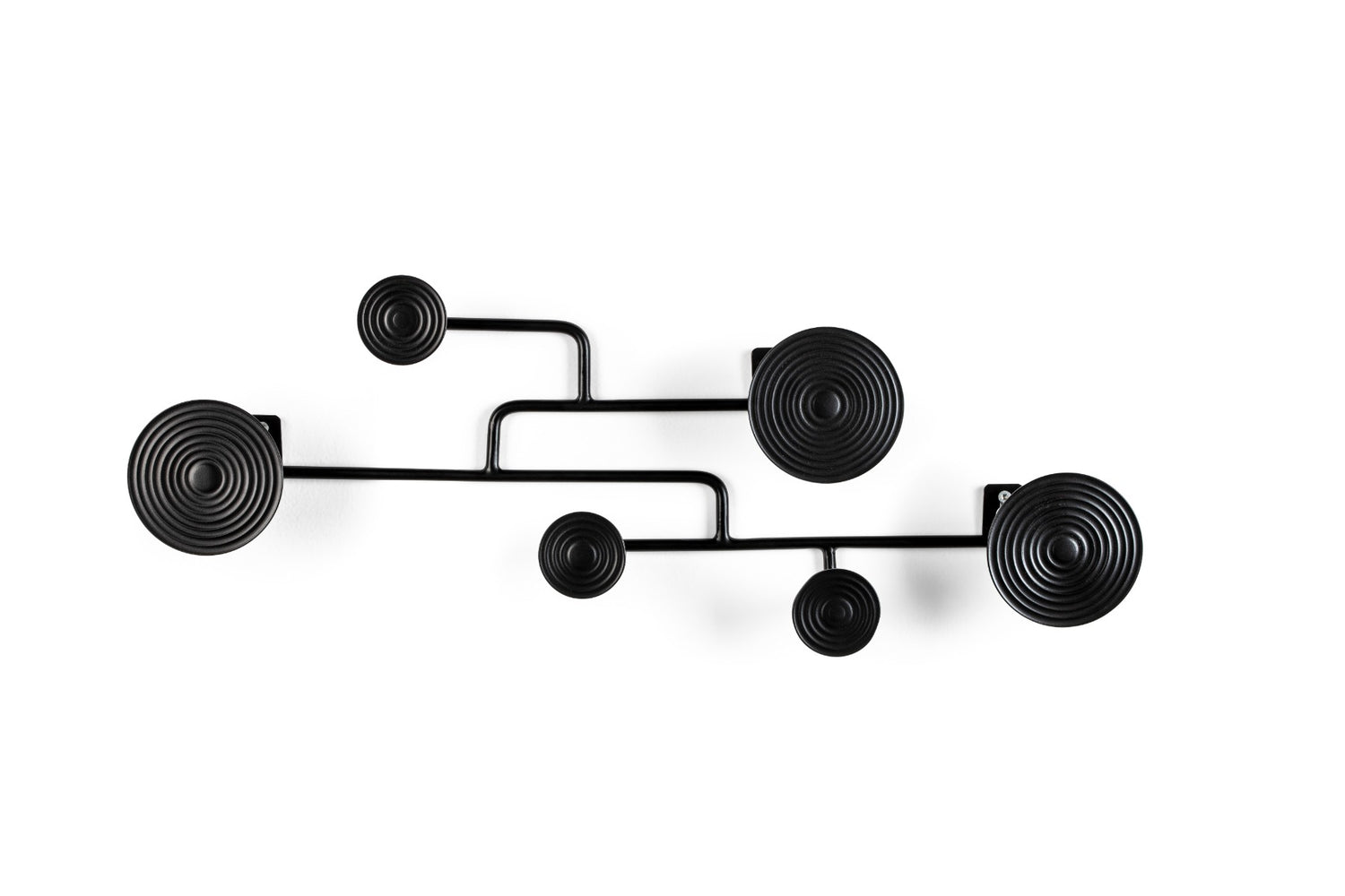 BOLD MONKEY Wall Coat Rack Hypnotising Black