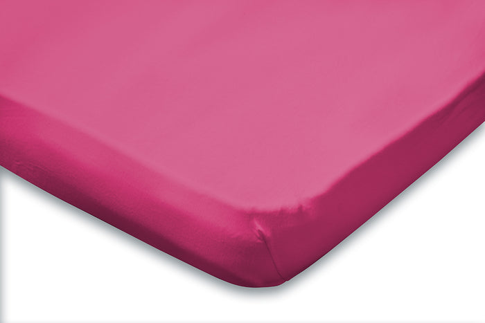 Eleganzzz Topper Hoeslaken Jersey Katoen Stretch - fuchsia