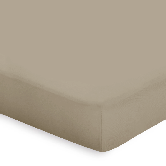 Eleganzzz Topper Hoeslaken Katoen Perkal - zand