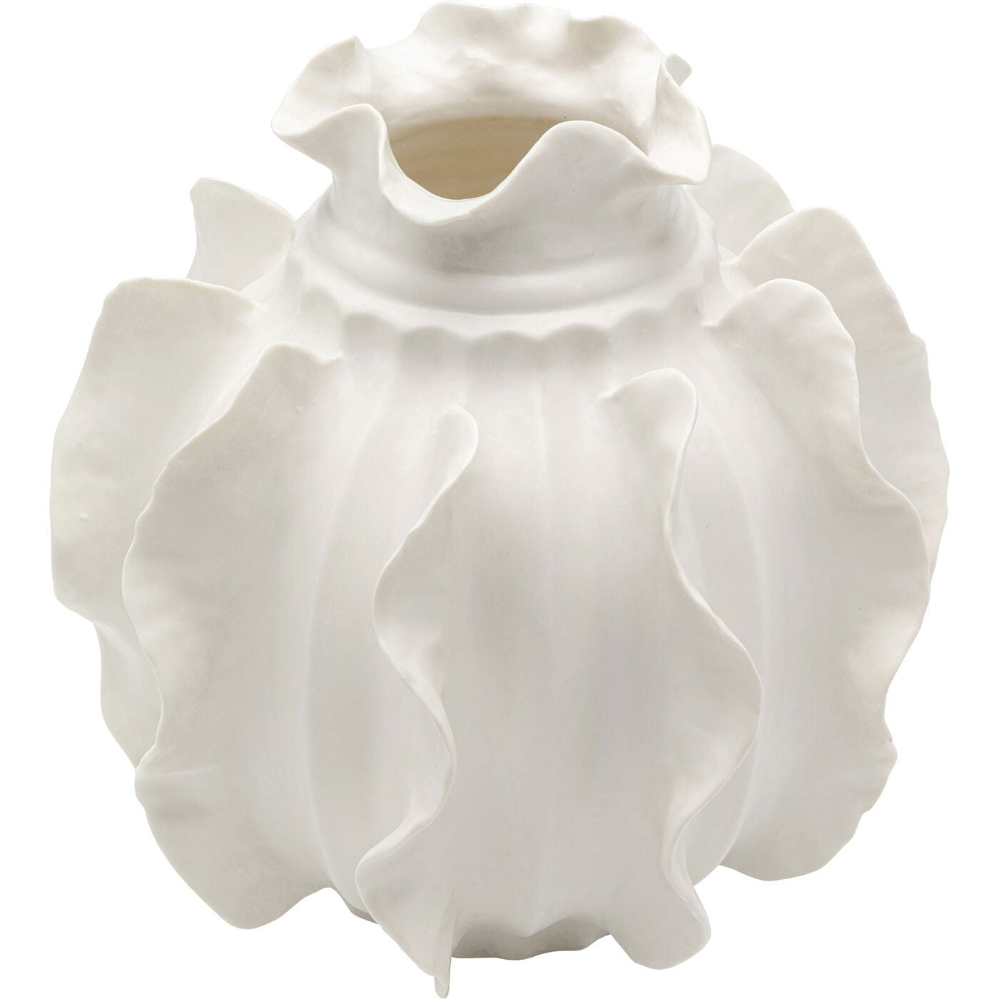 Kare Design Viento vaas - wit - 23cm