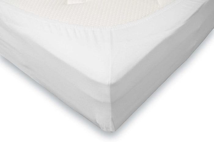 Eleganzzz Hoeslaken Jersey Katoen Stretch 35cm Hoge Hoek - wit