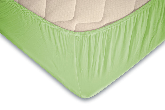 Eleganzzz Topper Hoeslaken Jersey Katoen Stretch - lime