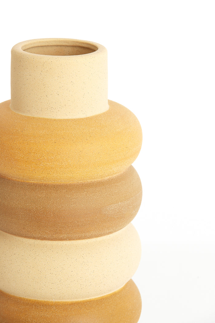 Light & Living - Vaas TRIORA - Ø16x29.5cm - Bruin