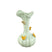 PTMD Tamarae Green Ceramic Flowy Vase W Butterfly L