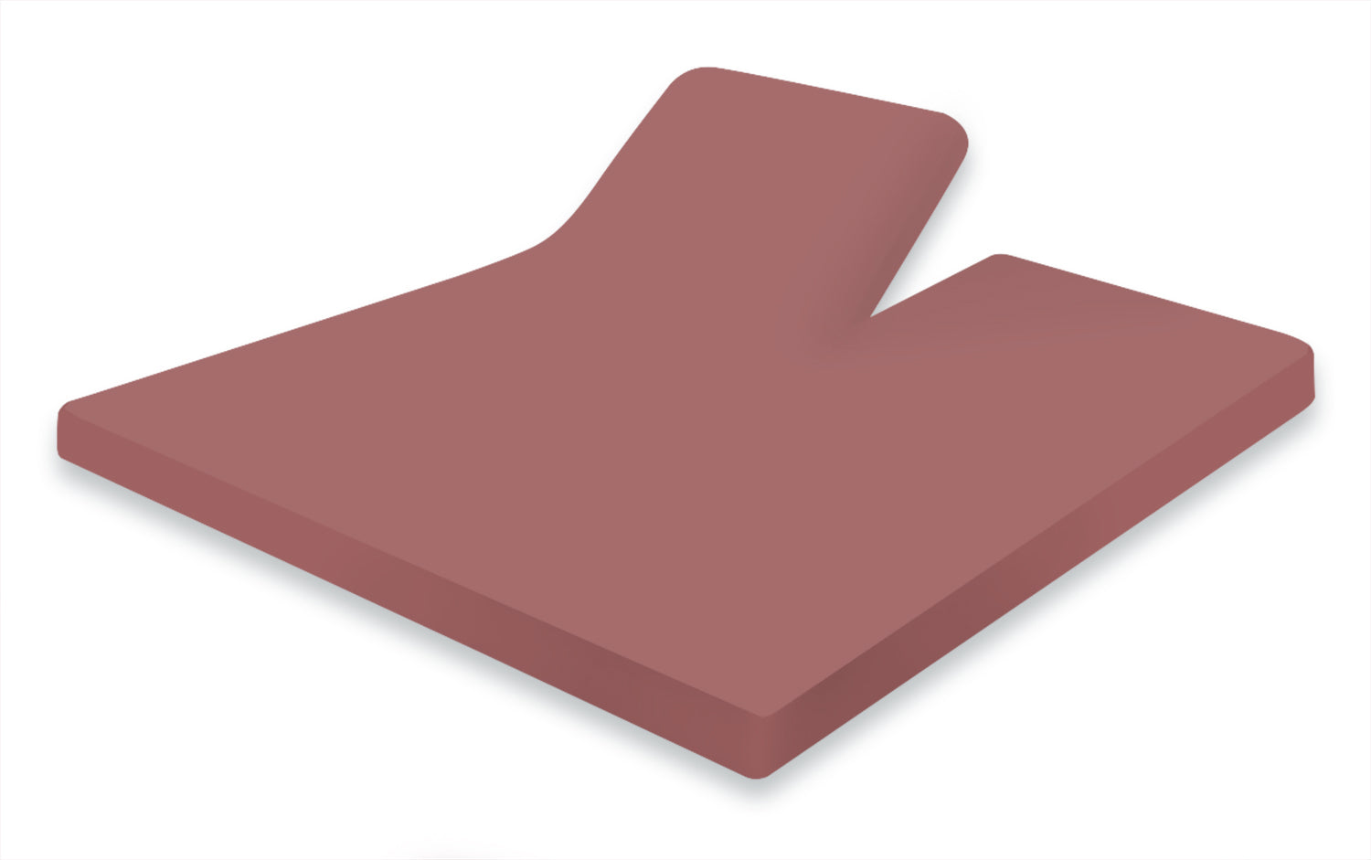 Eleganzzz Splittopper Hoeslaken Jersey Katoen Stretch - rose