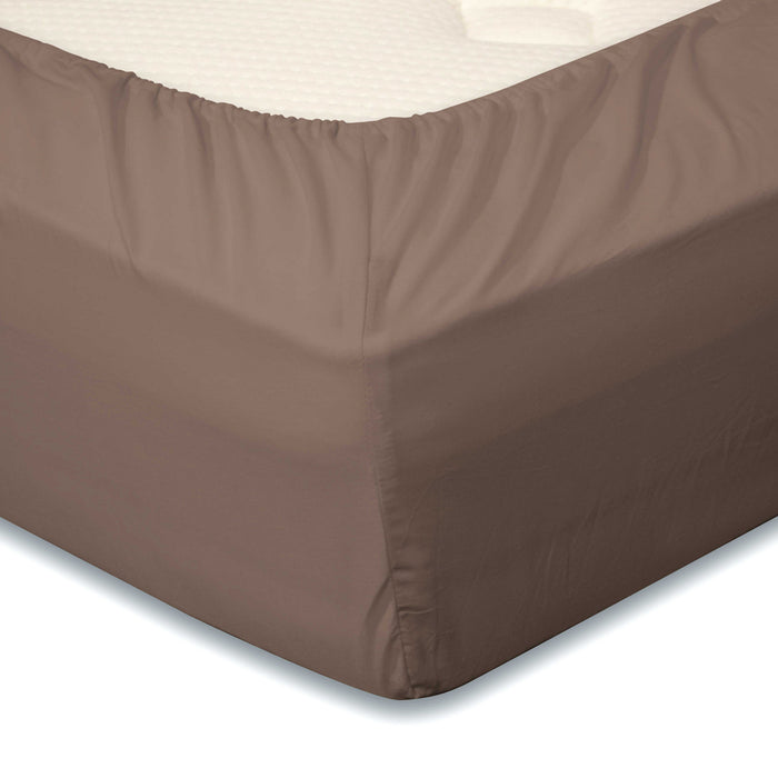 Eleganzzz Hoeslaken Katoen Perkal 35cm Hoekhoogte oud roze