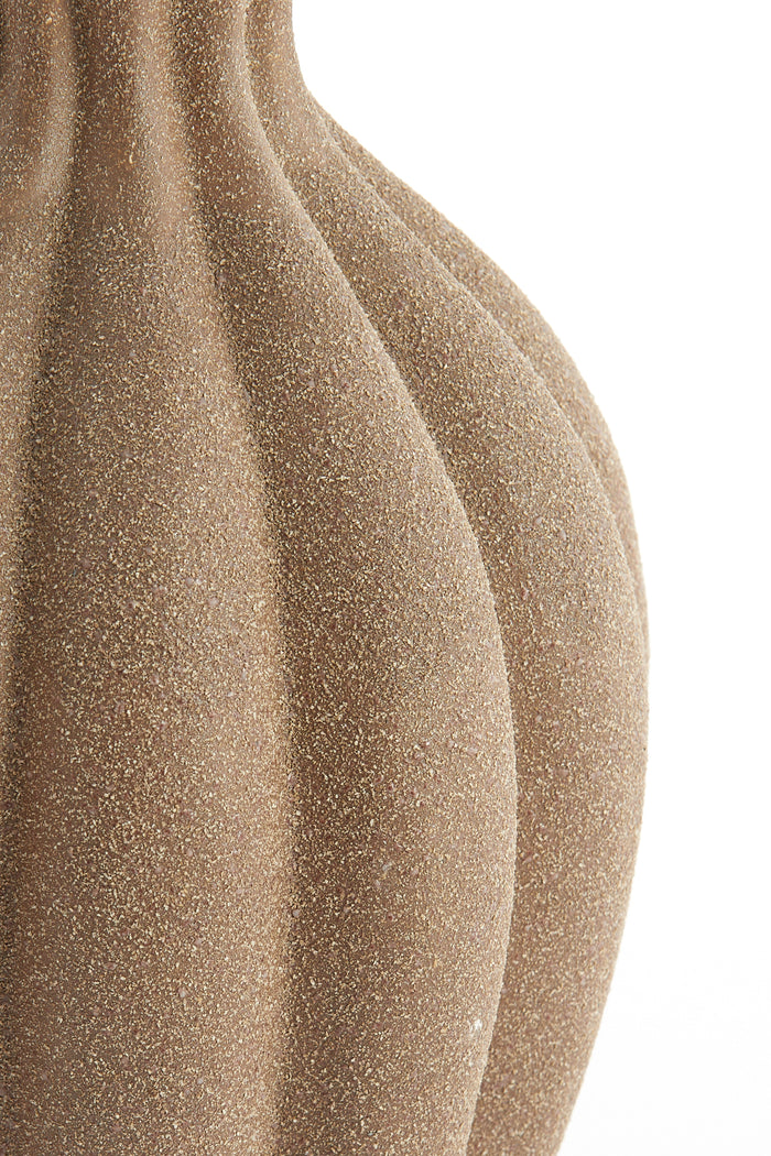 Light & Living - Vaas SILLIAN - Ø21.5x40.5cm - Bruin