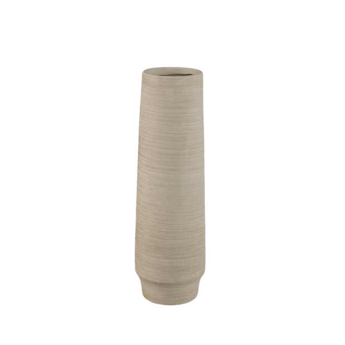 PTMD Zonna Beige Matt Ceramic High Vase S
