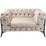 Kare Design Bellissima Fauteuil fluweel beige