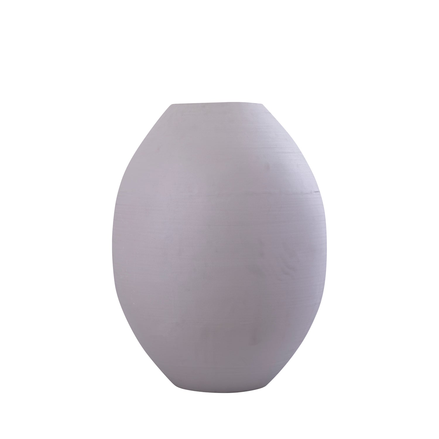 PTMD Nereus Cream Casted Alu Round Pot Clay Texture M