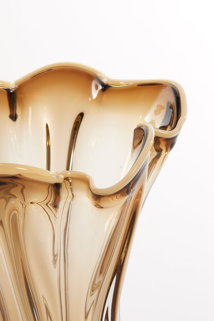 Light & Living - Vaas KAZUNO - Ø26x32cm - Bruin