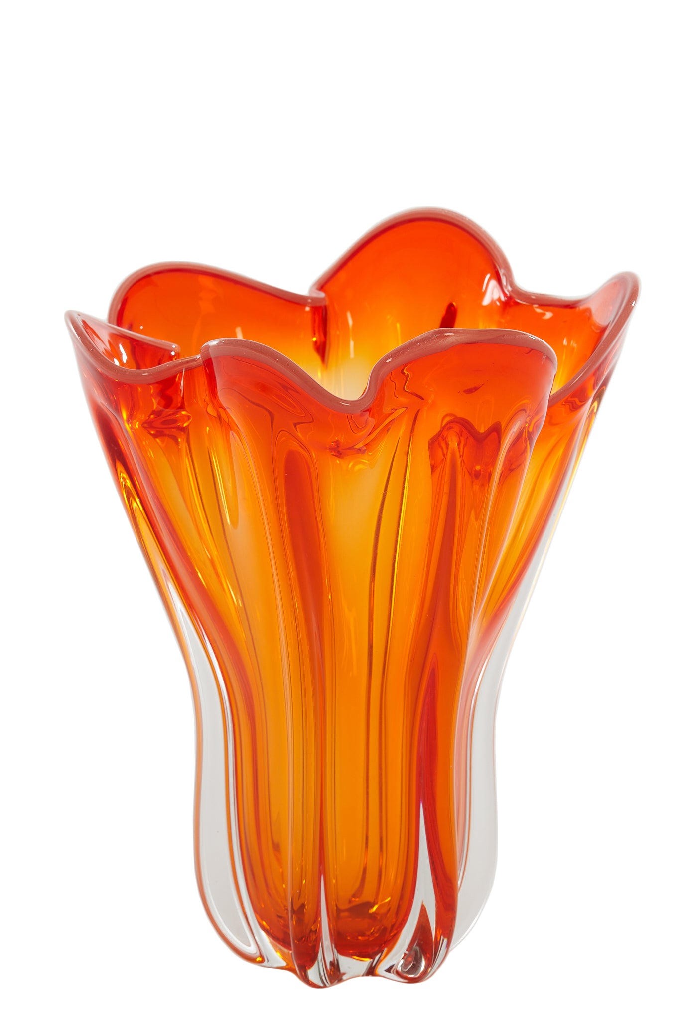 Light & Living - Vaas KAZUNO - Ø26x32cm - Oranje