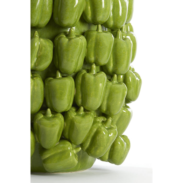 Light & Living - Vaas BELLPEPPER - 35x33x47cm - Groen