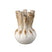 PTMD Manali Cream Ceramic Round Vase Colored Tubes L