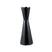 PTMD Corena Black Glass Vase Solid Black Double Cone L