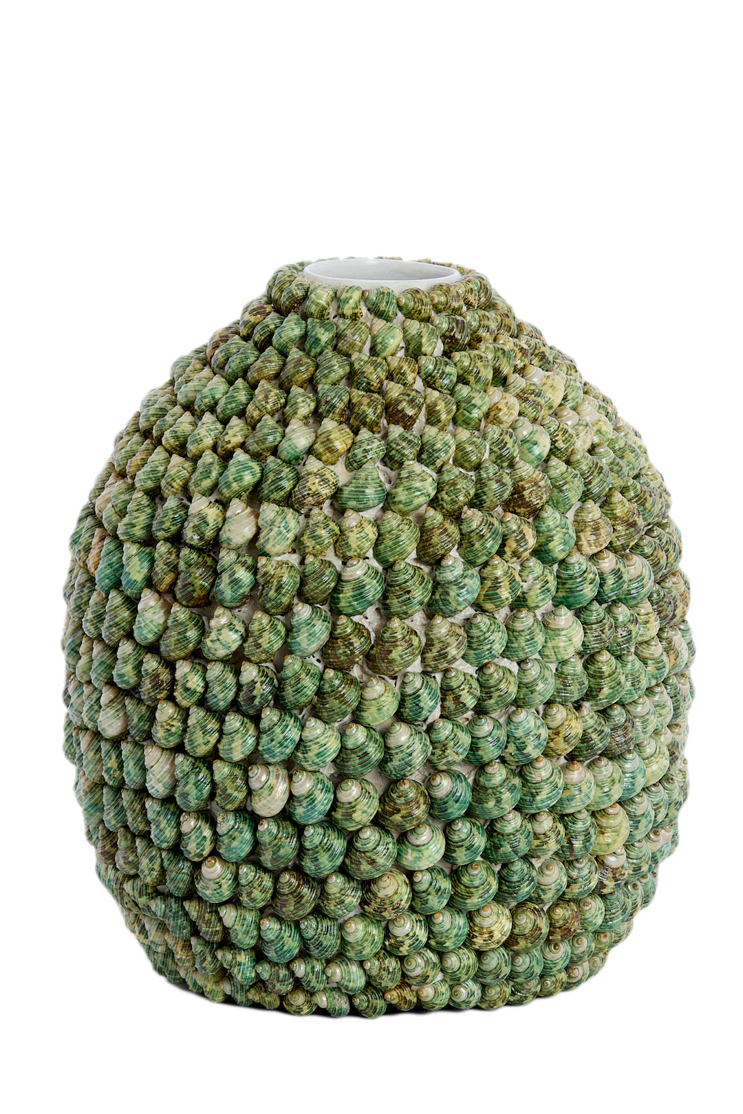 Light & Living - Vaas SHELL - Ø25.5x28cm - Groen