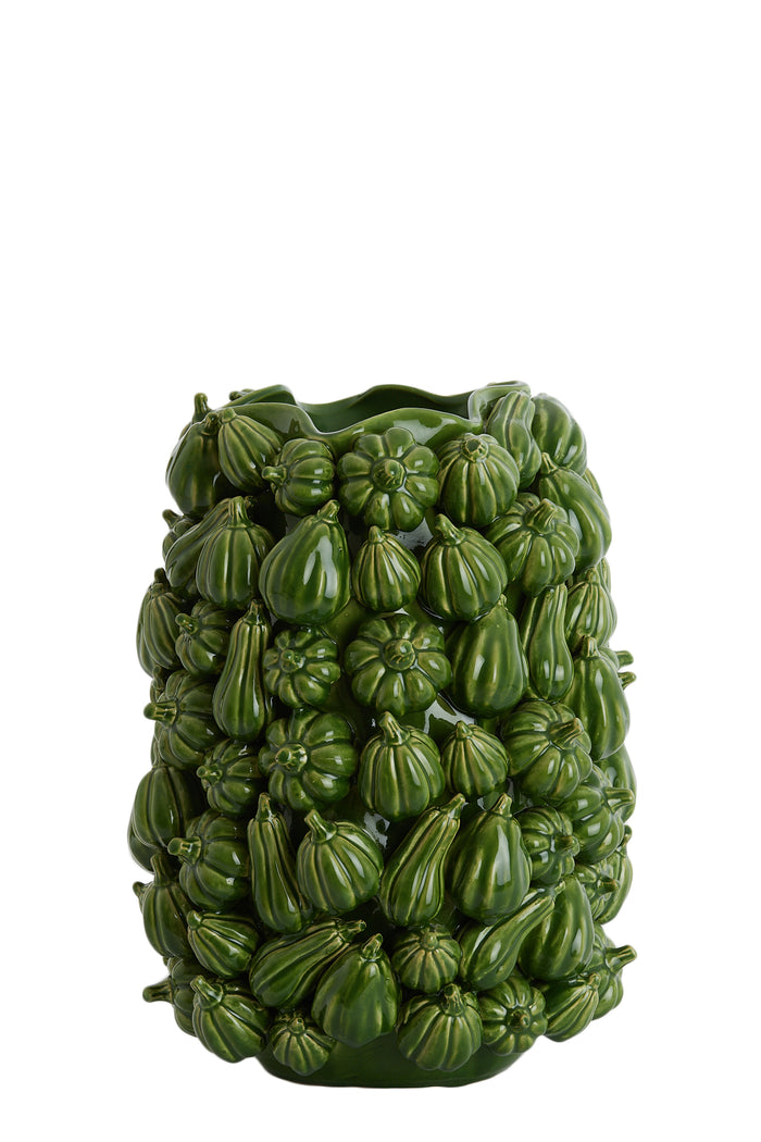 Light & Living - Vaas PUMPKIN - 35.5x34.5x45cm - Groen
