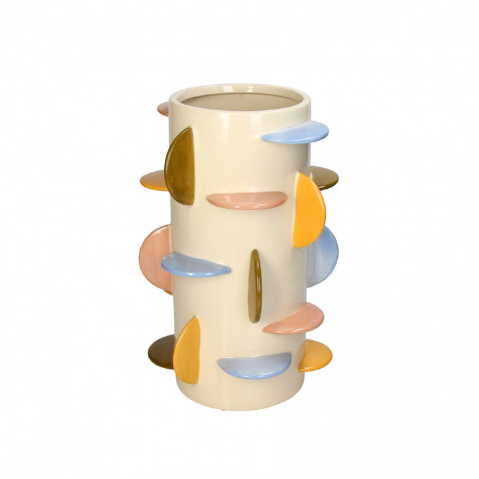 HD Collection Vaas Disks - Blauw|Creme|Geel|Groen|Roze - Keramiek