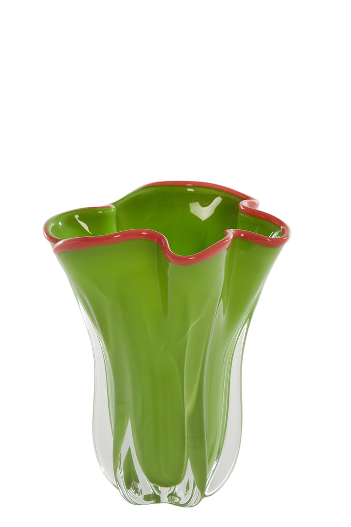 Light & Living - Vaas KAZUNO - Ø22x27cm - Groen