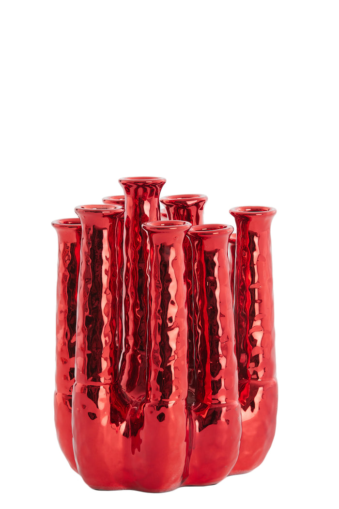 Light & Living - Vaas LEANJA - 25x17x30cm - Rood