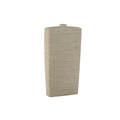 PTMD Janettee Beige Rectangle Shaped Ceramic Bottle L