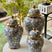 Fine Asianliving Chinese Gemberpot Blauw Wit Goud