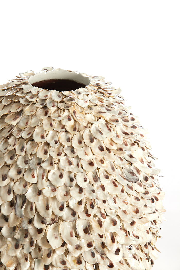 Light & Living - Vaas UBATE - Ø33x35cm - Bruin