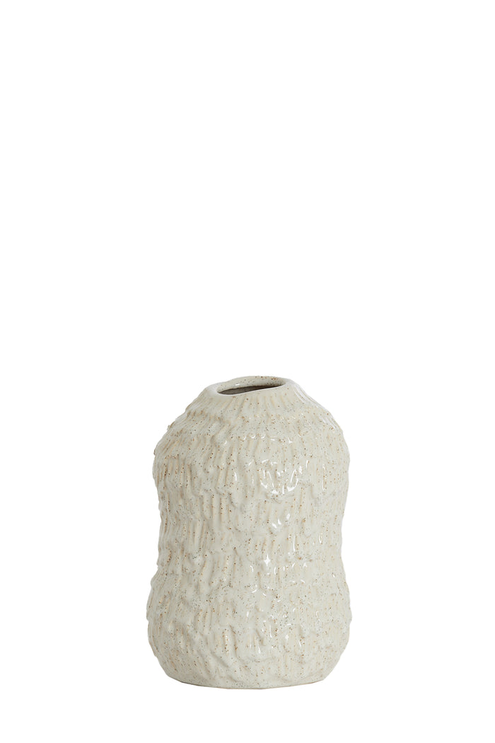 Light & Living - Vaas ASOLA - Ø13.5x20.5cm - Wit