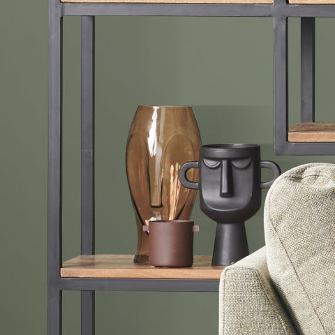 HD Collection Bloempot Rosa  - Metaal - 10x12x9cm (BxHxD)