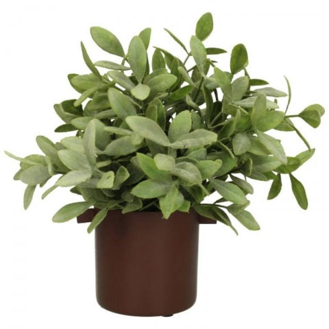 HD Collection Bloempot Rosa  - Metaal - 10x12x9cm (BxHxD)