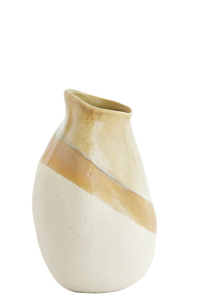 Light & Living - Vaas YULARA - 20.5x20x33cm - Bruin