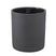 PTMD Vik Purple Dark Cement Cylinder Pot Round Matt XL