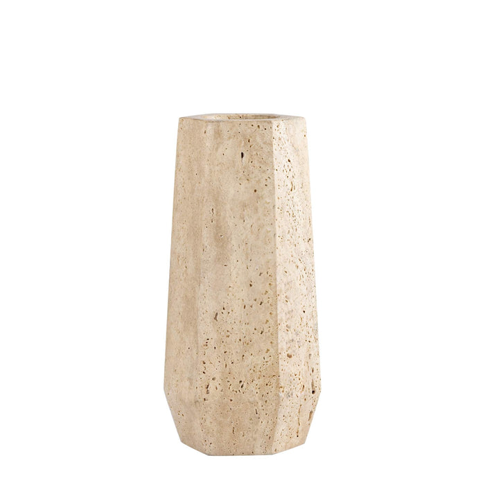 PTMD Vaas Eiko - 11x10x23 cm - Travertin - Naturel