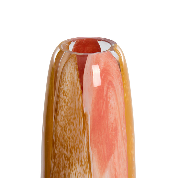 Light & Living - Vaas KALUDRA - Ø15x40cm - Oranje