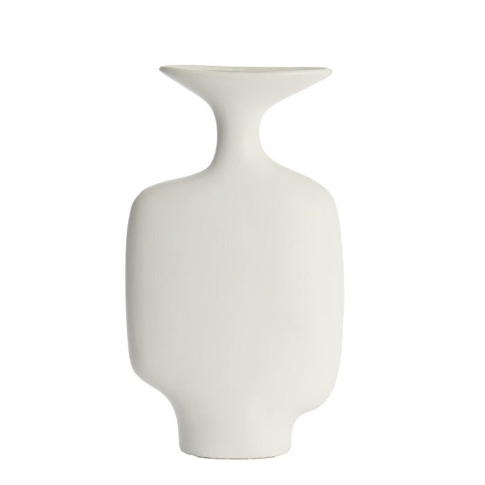 Light&living Vaas deco 23x9,5x40,5 cm TROVO keramiek wit