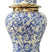 Fine Asianliving Chinese Gemberpot Blauw Wit Goud